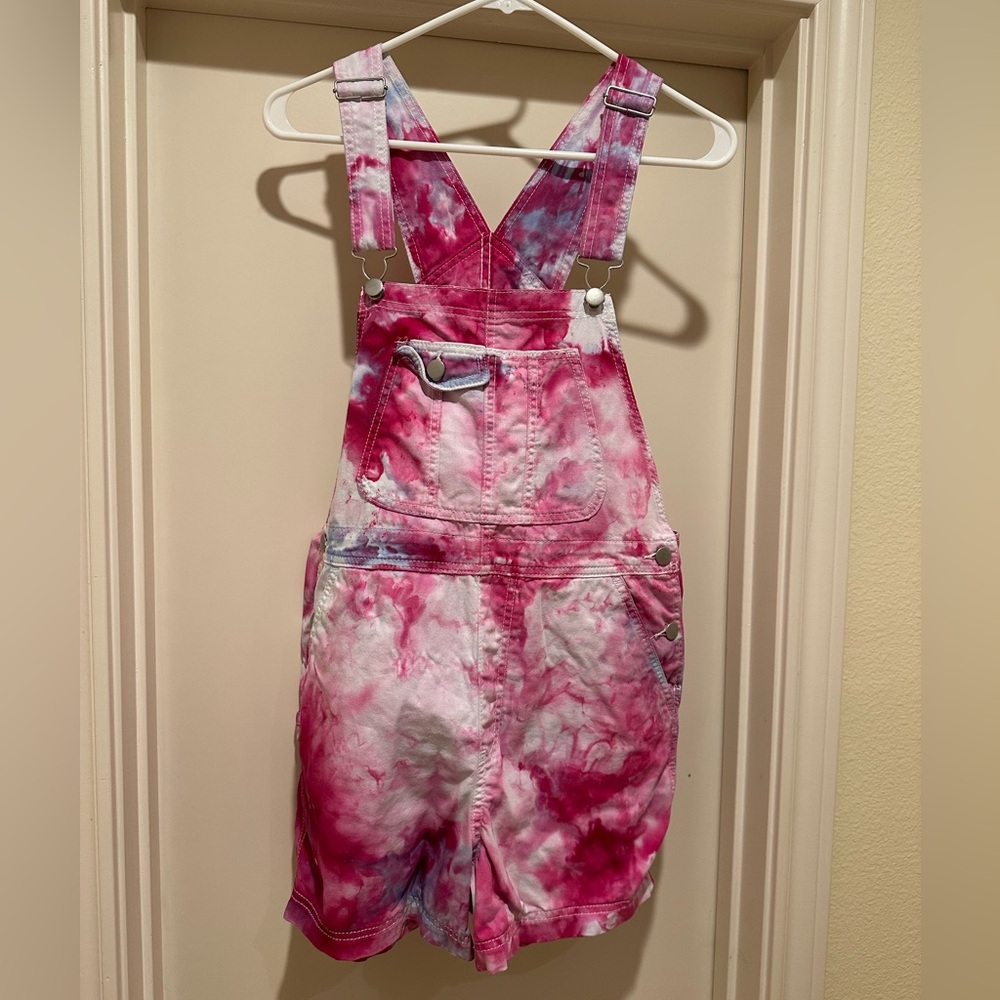 Ice Dyed Overalls - size medium
